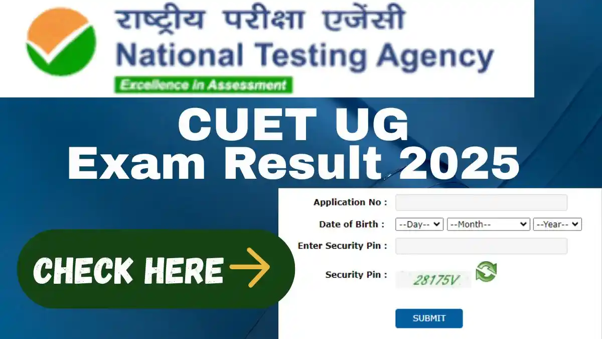 NTA CUET UG Result 2025