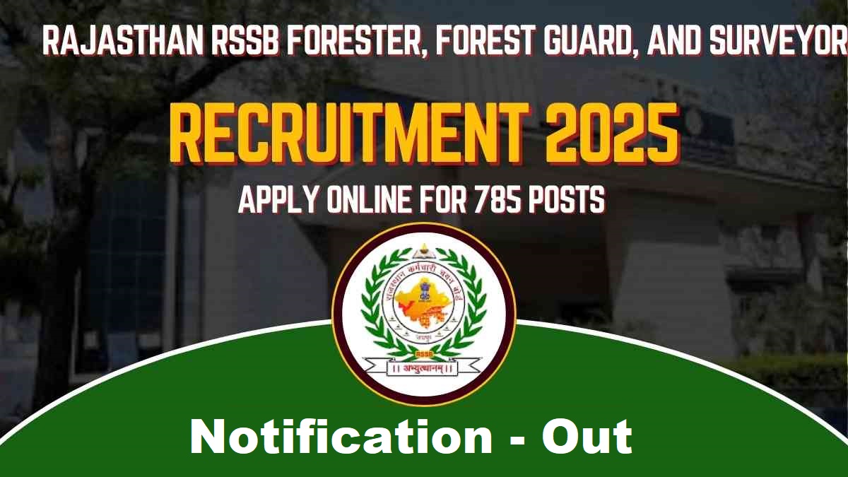 RSSB Forest Guard, Forester & Surveyor Recruitment 2025