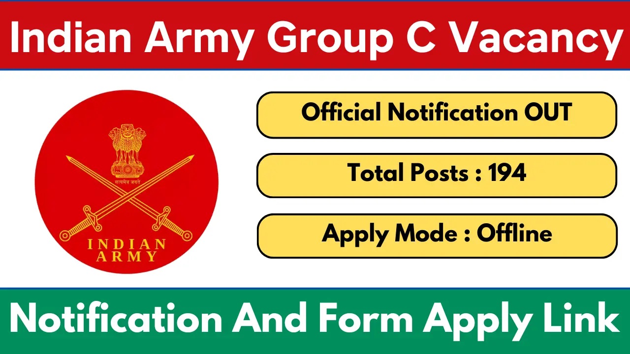 Indian Army DG EME Group C Recruitment 2025