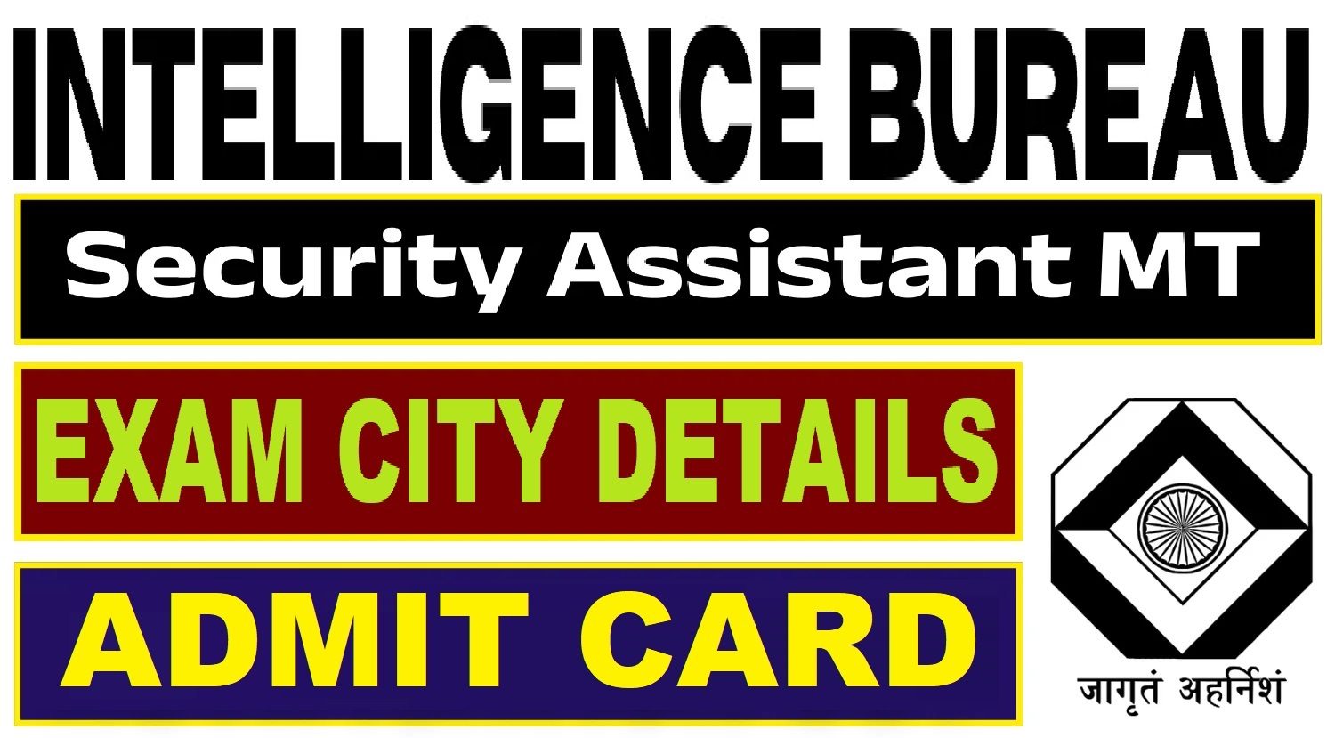 IB Security Assistant (Motor Transport) Exam City Details 2025