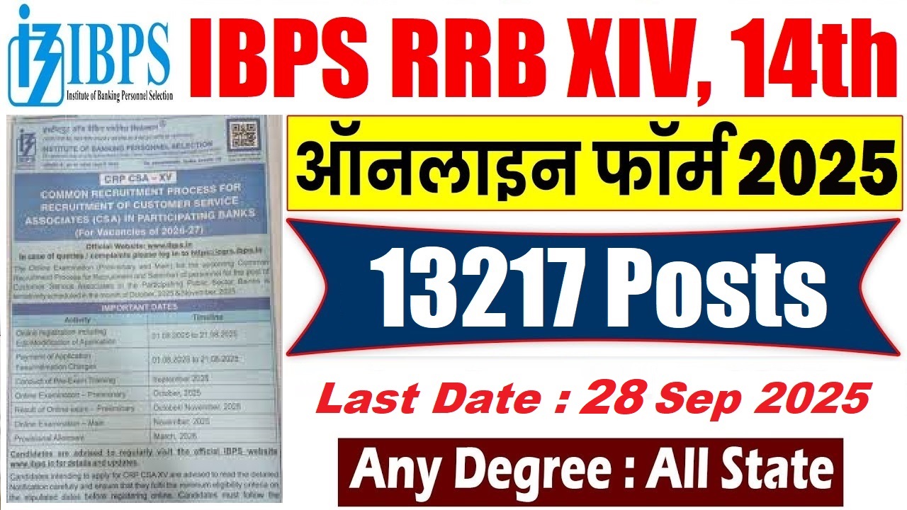 IBPS RRB 14th Recruitment 2025