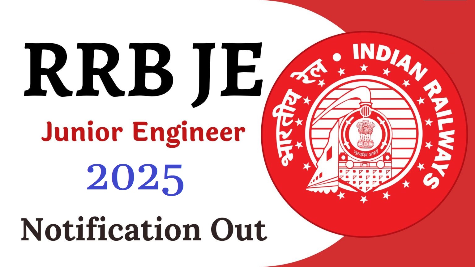 Railway RRB Junior Engineer JE Online Form 2025