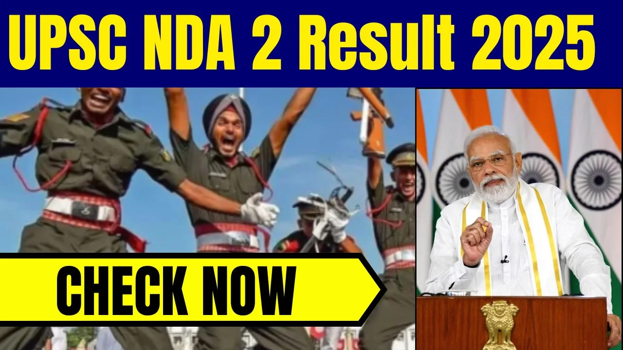 UPSC NDA II Result 2025