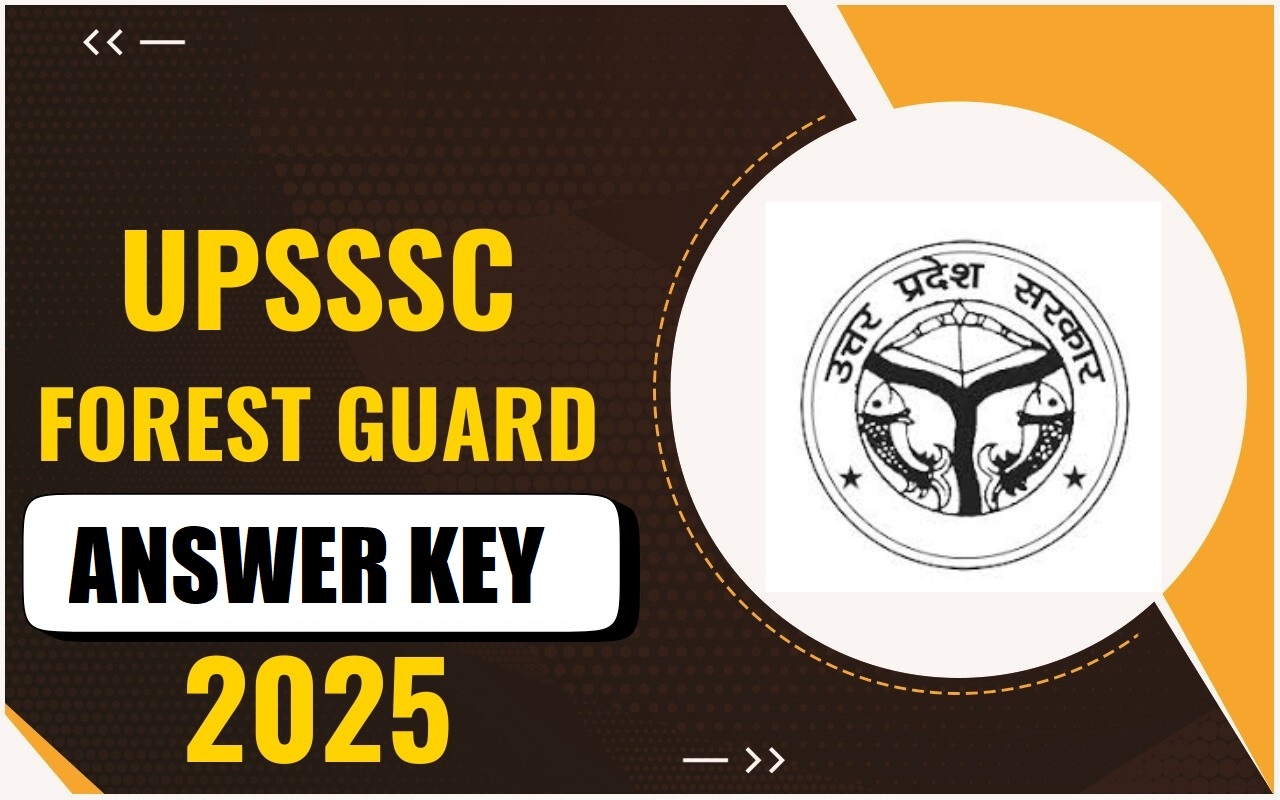 UPSSSC Forest Guard Answer Key 2025