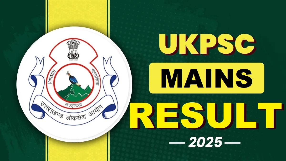 UKPSC Upper PCS Mains Result 2025