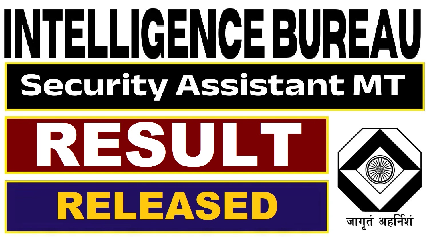 IB Security Assistant (Motor Transport) Result 2026