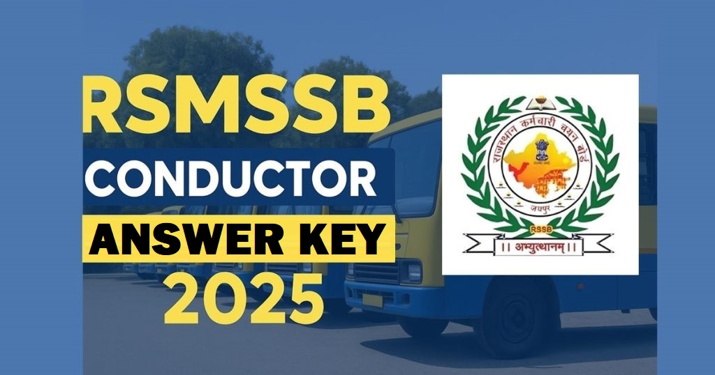 RSSB Conductor Answer Key 2025