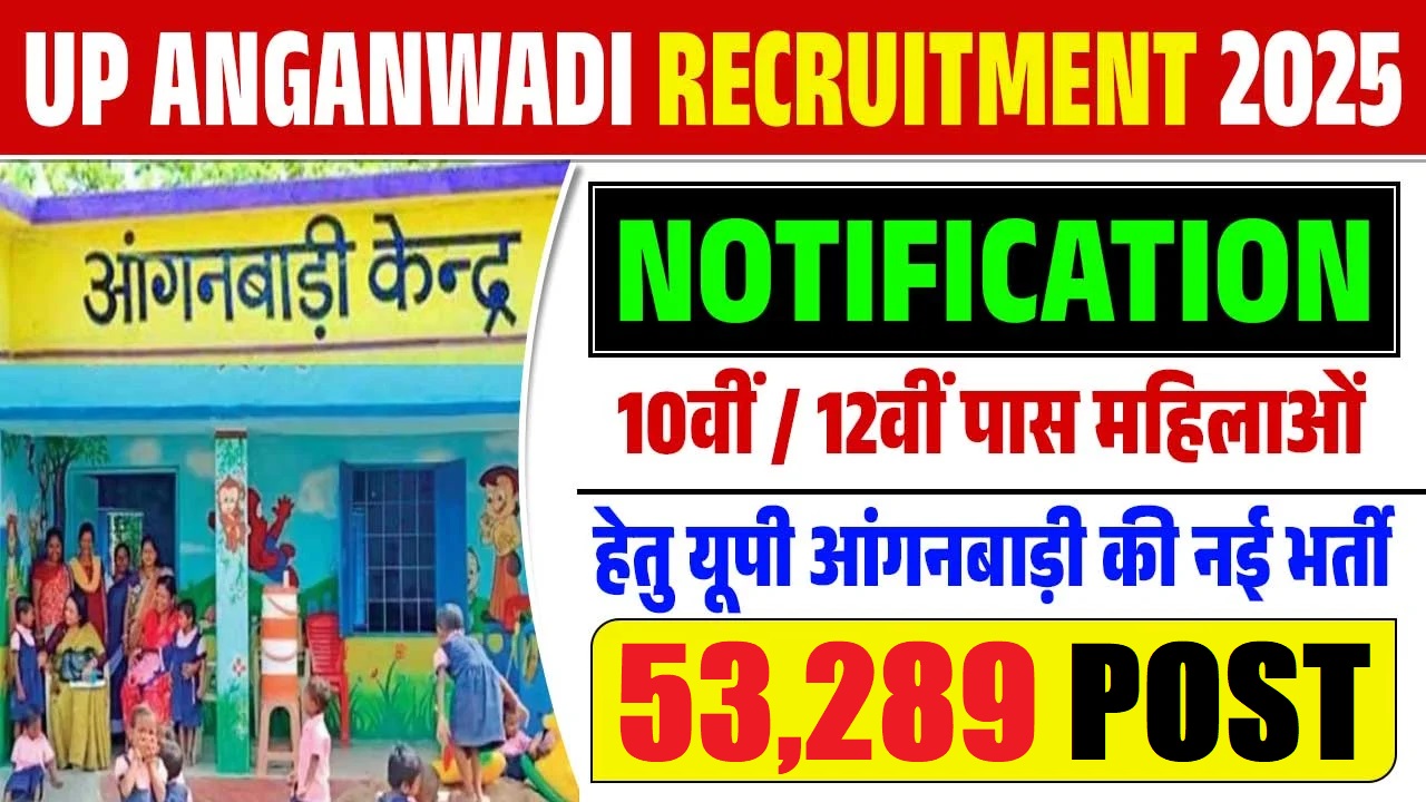 UP Anganwadi Bharti Recruitment 2025