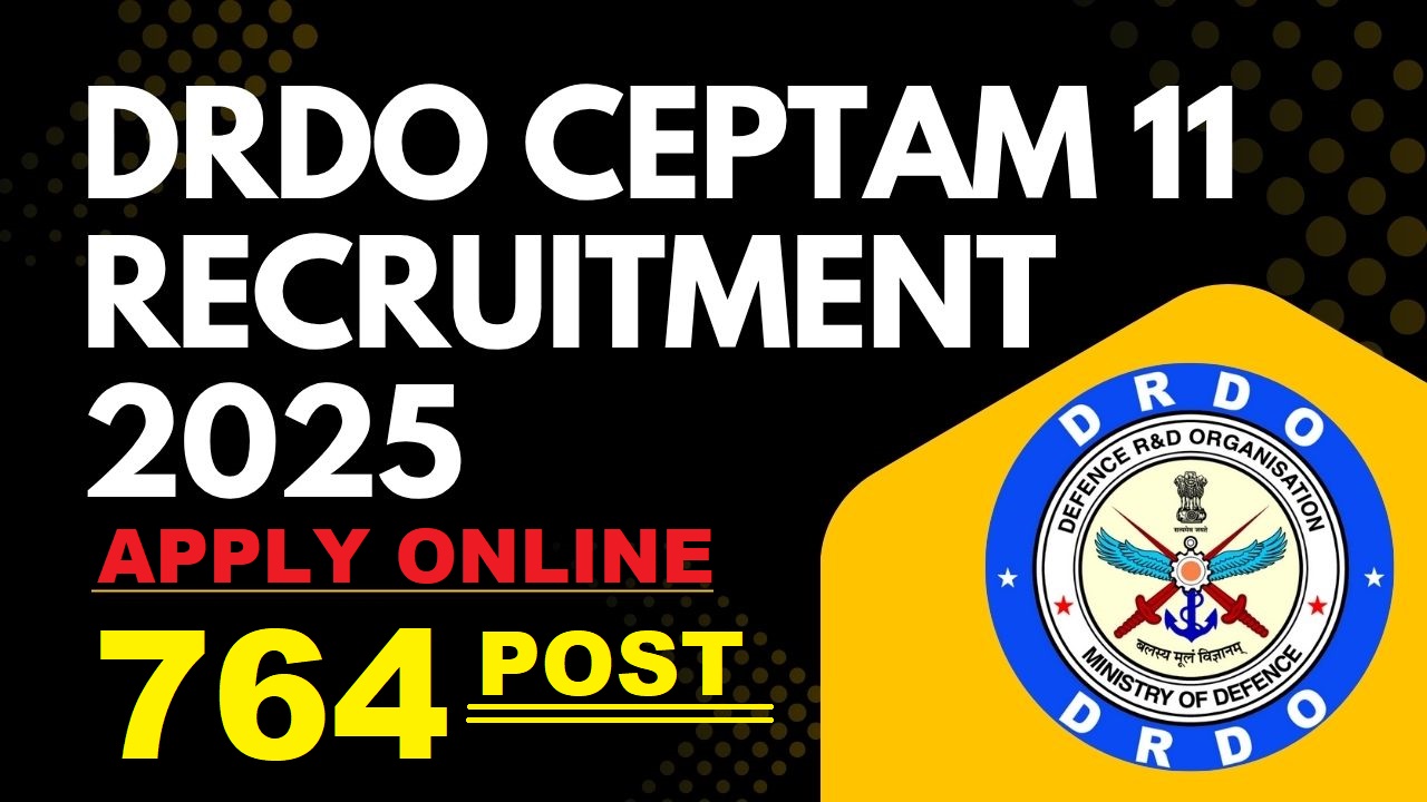 DRDO CEPTAM-11 Recruitment 2025