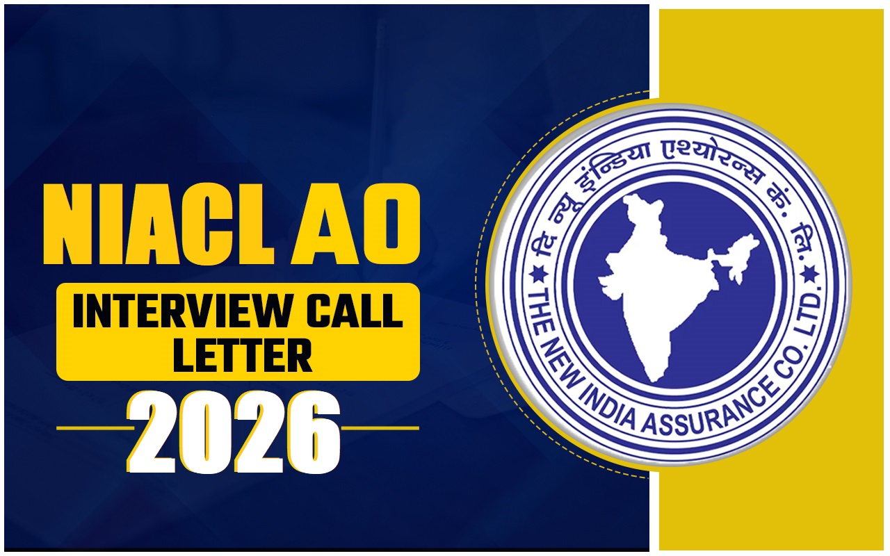 NIACL AO Interview Letter 2026