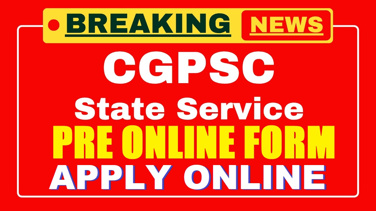 CGPSC SSE PCS Pre Recruitment 2025