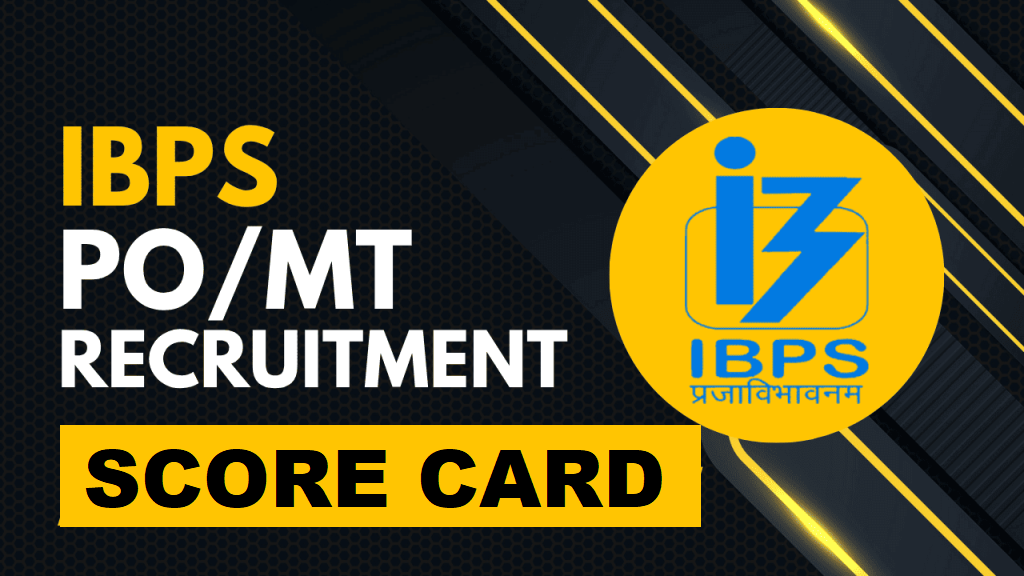 IBPS PO MT XV 15 Score Card 2026