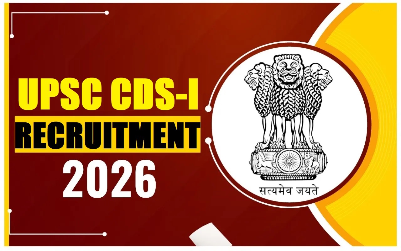 UPSC CDS-I Recruitment 2026