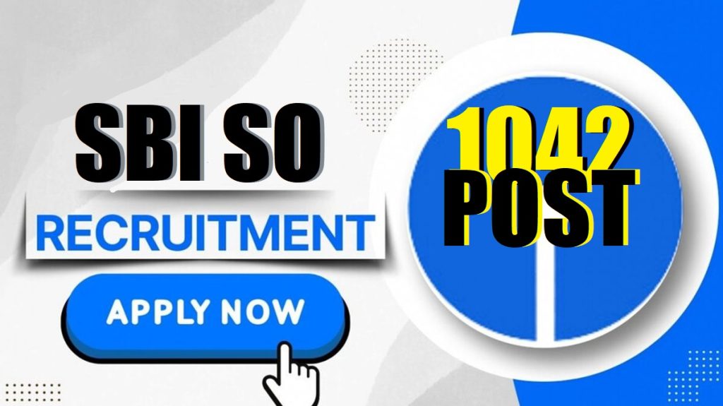 SBI Bank SO Recruitment 2026