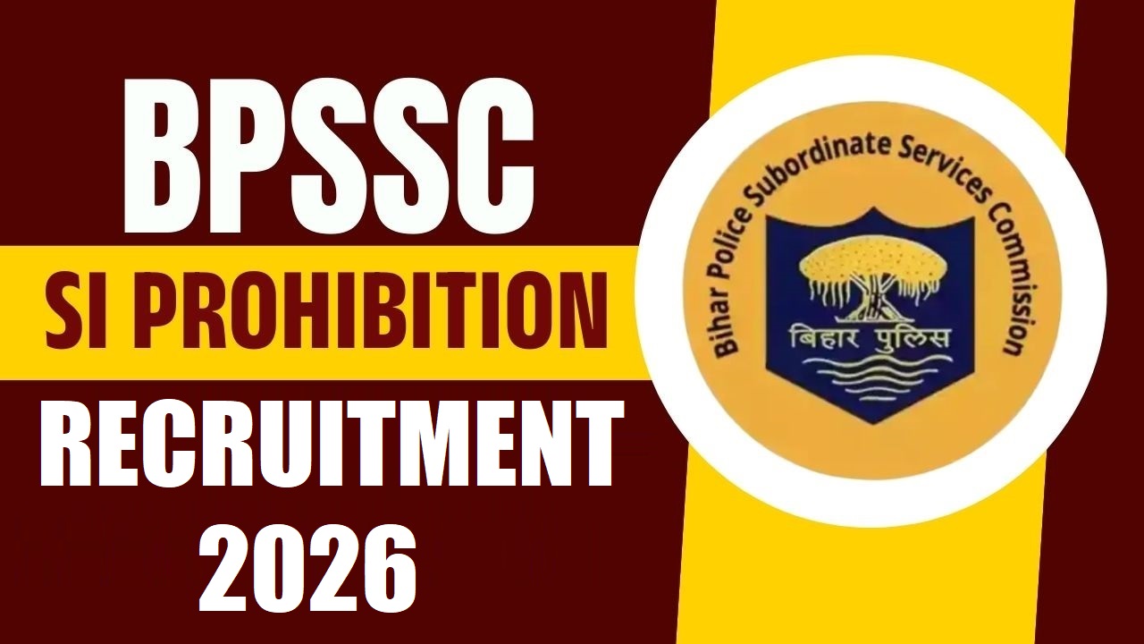 Bihar Police BPSSC SI Prohibition Recruitment 2026