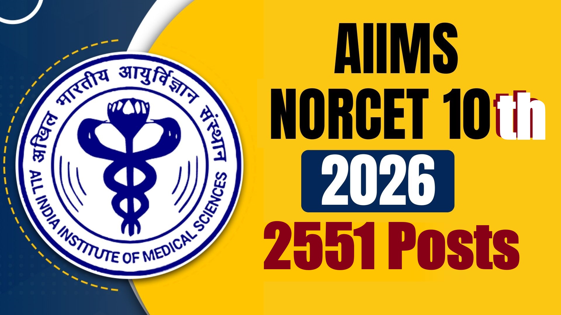 AIIMS NORCET 10th Nursing Officer Recruitment 2026