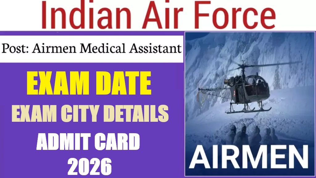 Airforce Group Y/ Medical Assistant Airmen Intake 01/2027 Exam City Details
