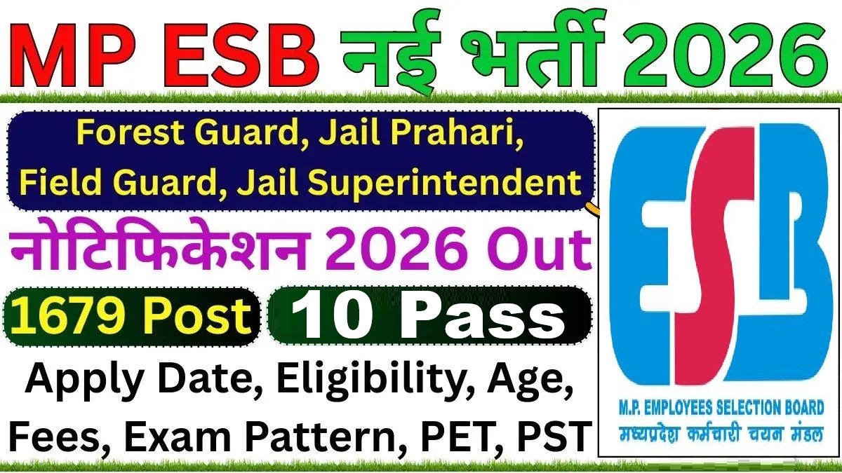 MPESB Van Rakshak / Jail Prahari Recruitment 2026