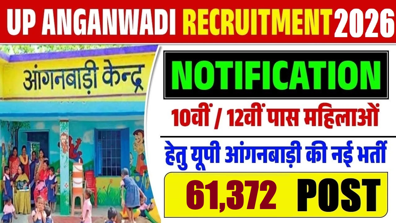 UP Anganwadi Bharti Recruitment 2026
