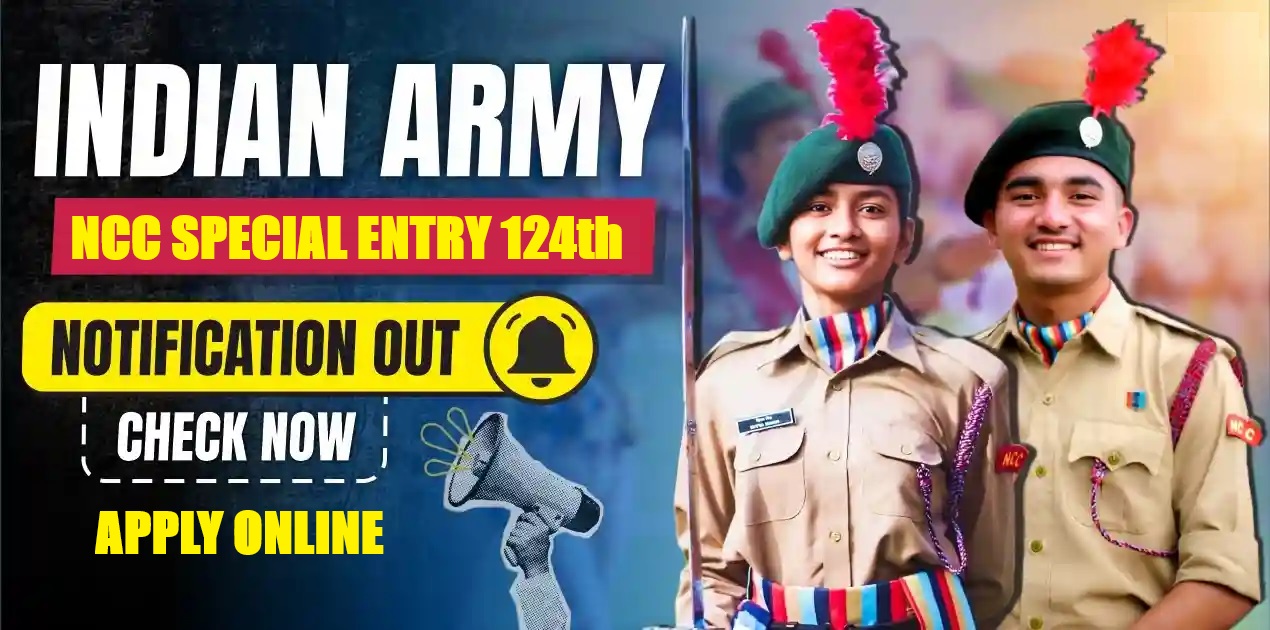 Indian Army NCC 124th October Course Recruitment 2026