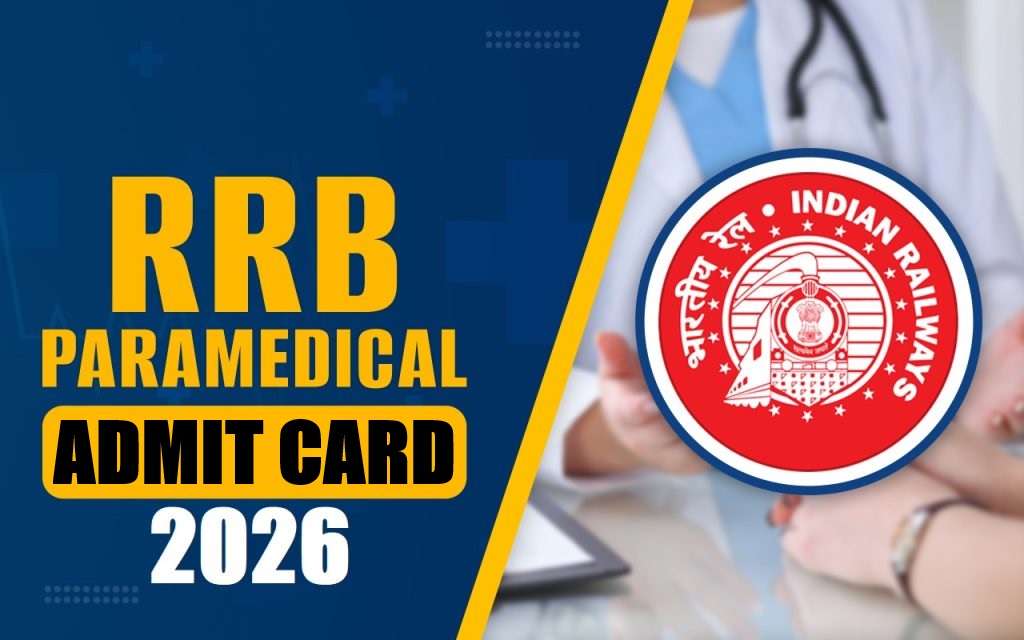RRB Paramedical Staff Admit Card 2026