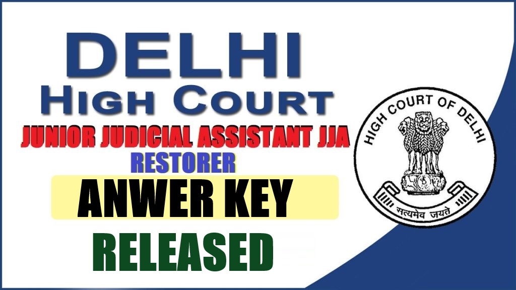 Delhi High Court JJA Answer Key 2026