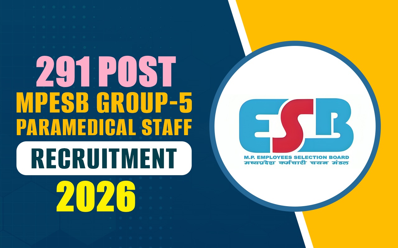 MPESB Group 5 Paramedical Recruitment 2026