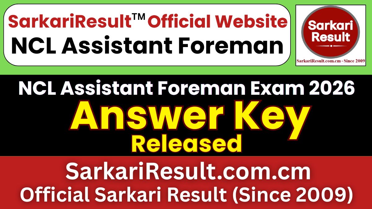NCL Assistant Foreman Answer Key 2026