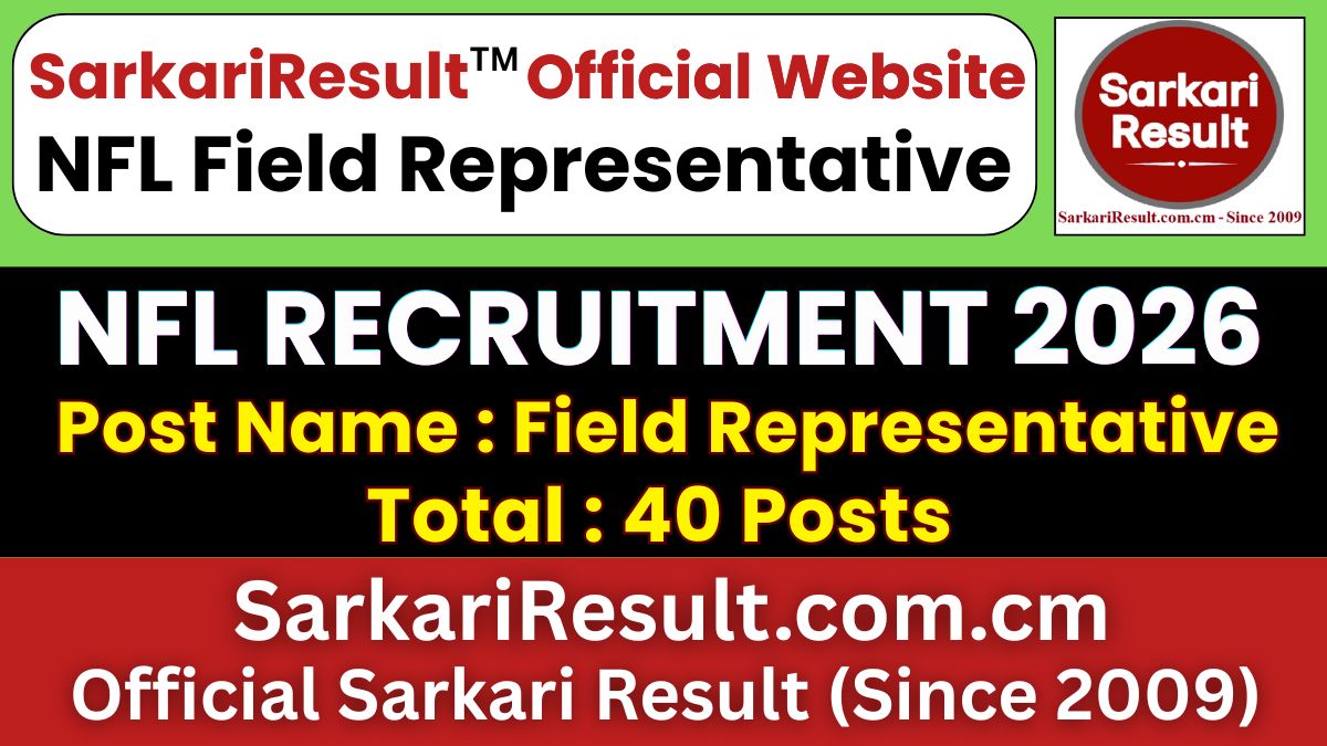 NFL Field Representative Recruitment 2026