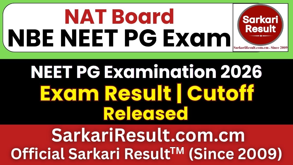 NEET PG Result 2026