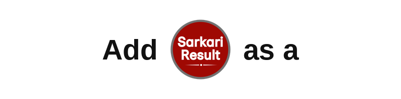 Add Sarkari Result as Preferred Source